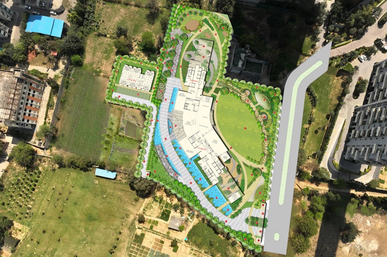 site plan of Paras The Manor Gurugram